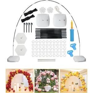 Balloon Arch Kit with Base, 9FT Height & 10FT Width Adjustable Balloon Arch Stand, Balloon Arch Frame  Support Stand for Wedding  Shower Birthday Arch Backdrop Stand