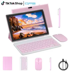 [tiktokshopmemorialday] PEICHENG 2026 Android 15 Tablet10.1" 20G(6+14) RAM 128GB Storage Full Bundle with Keyboard Mouse Case and Stylus Perfect FathersDay Gift