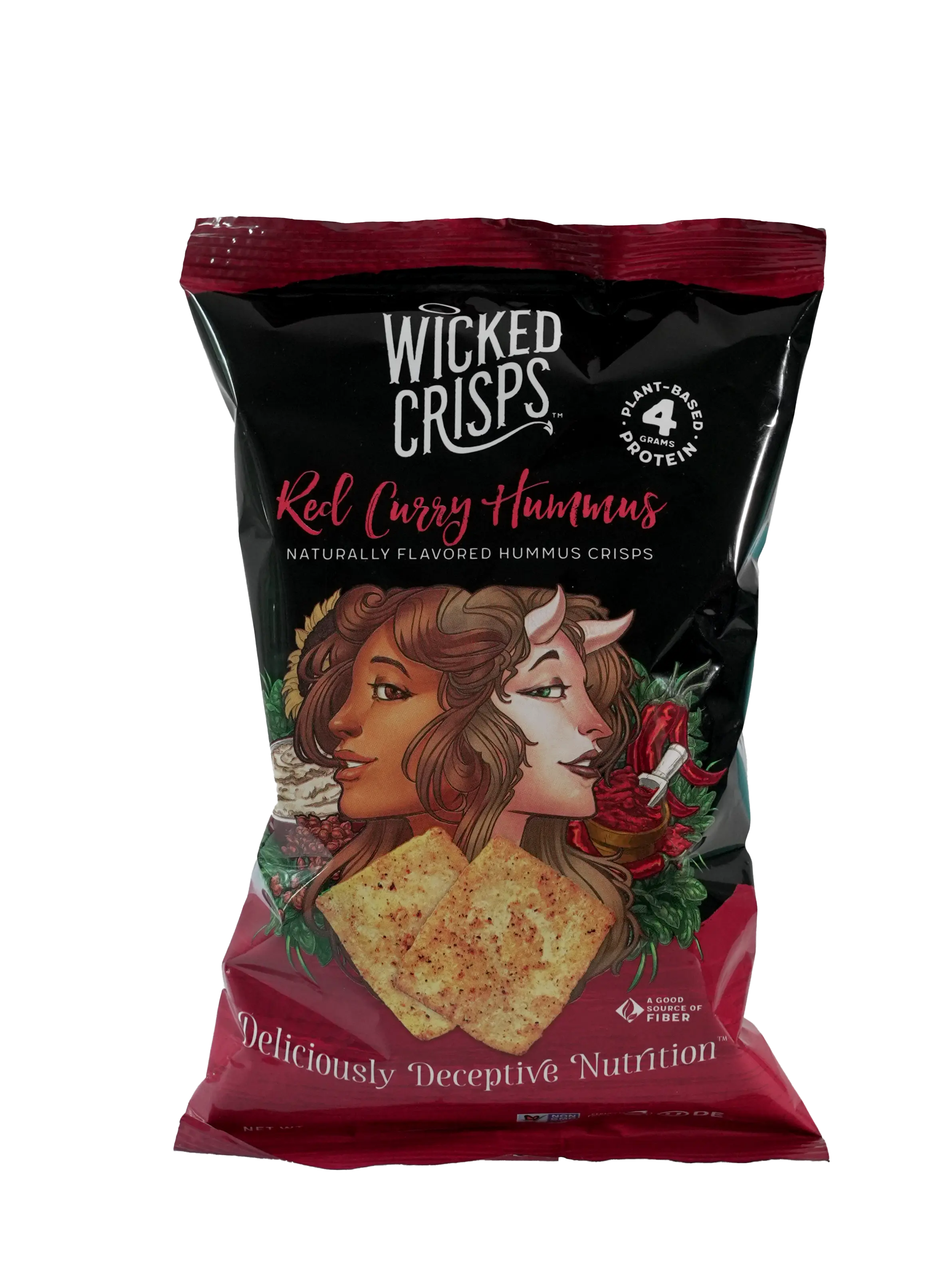 Wicked Dozen: Red Curry Hummus Crisps 1.5oz (12-Pack)