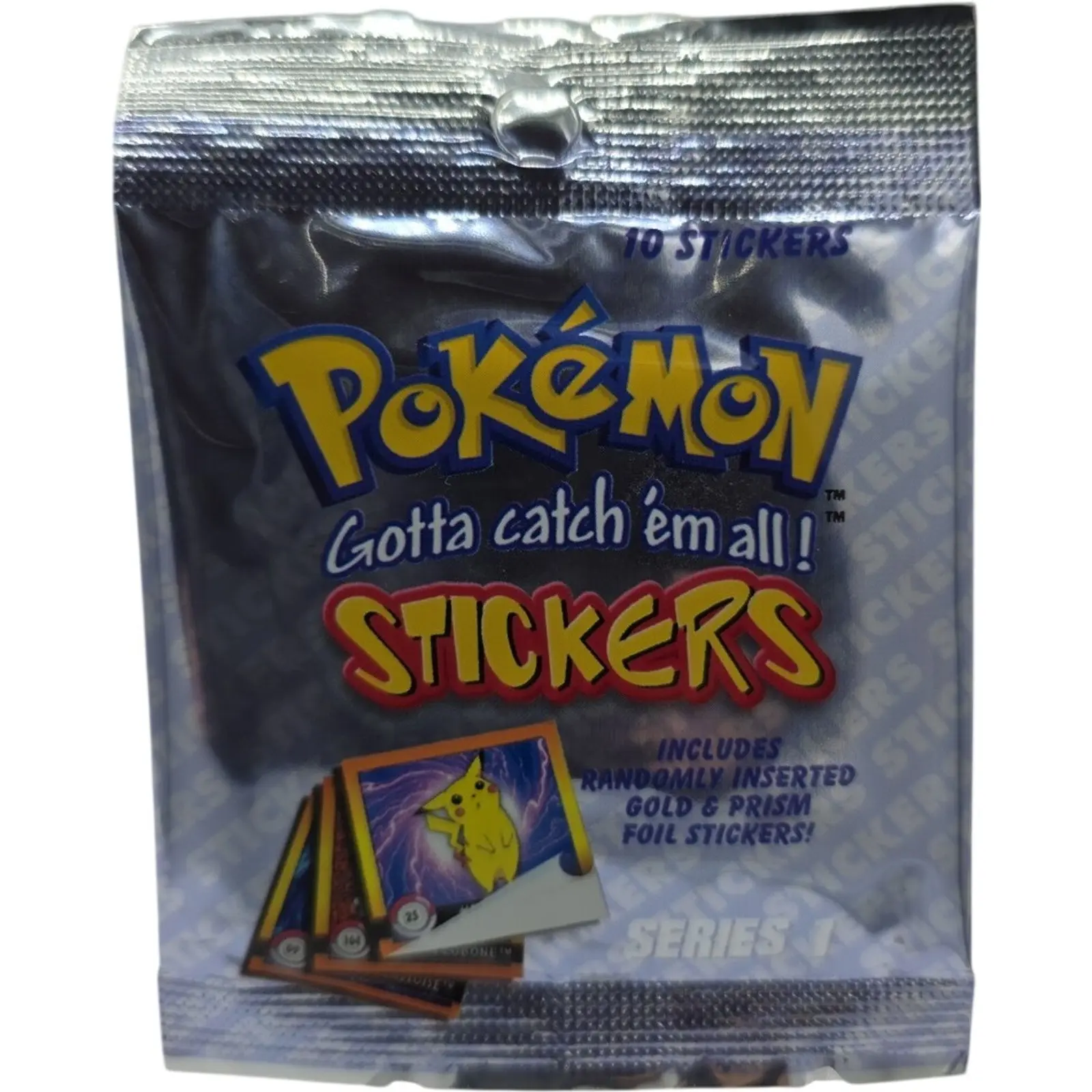 Pokemon 1999 Artbox Series 1 1x Sticker Booster Pack