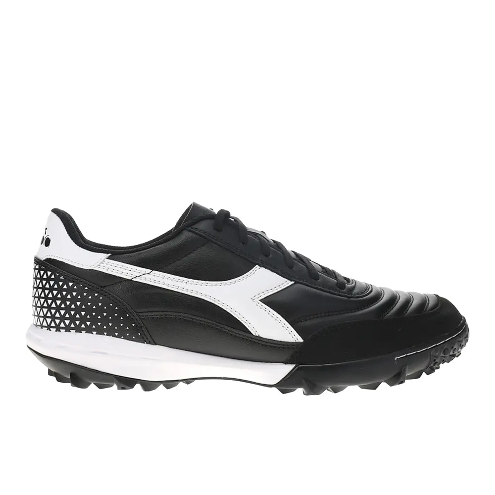 diadora Mens Calcetto Graphic Lightweight Turf Soccer Cleats  - Black
