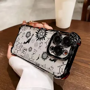 TV Series S-Supernatural Phone Case Compatible with for iphone 17, 16E, 16, 15, 14, 13, 12, 11 Mini Pro Max Air X XR XSMAX 8 7 Plus, Shockproof Transparent Soft Back Cover.