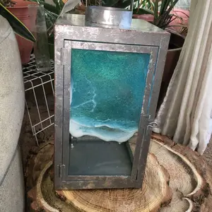 Light the Wave Resin Wave Candle Holder