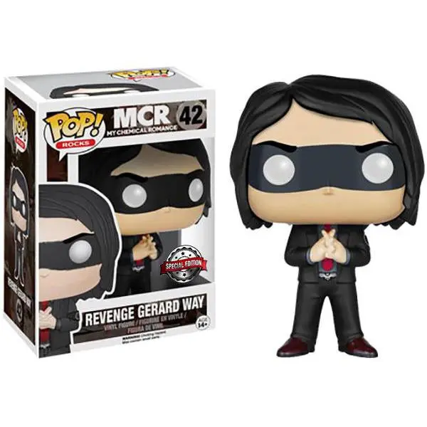 Funko Pop! Revenge Gerard Way My Chemical Romance 42 - Special Edition Exclusive Vinyl Figure in PopShield Protector