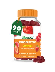 Lifeable Kids Probiotics Gummies, 2 Billion CFU, 90 count