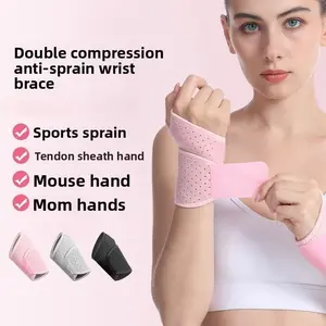 Wrist Support Brace for Fitness Injury Prevention, Breathable Wristband for Sports Like Badminton Basketball Push Ups Workout Accessories Wrist Accessory Wrist Wraps