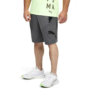 PUMA Mens Cat Athletic Shorts Training Casual Bottoms Casual Breathable - Grey