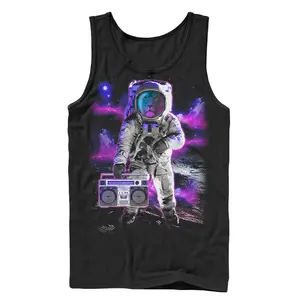 Men's Lost Gods Lion Astronaut Tank Top
