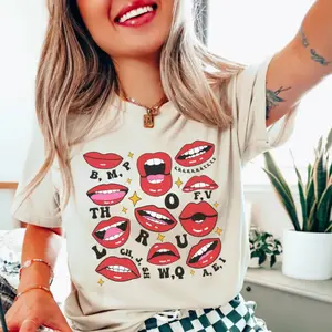 Speech Therapy T-Shirt, Speech Therapist T-Shirt, SLP Mouth T-Shirt, Lips, Gift