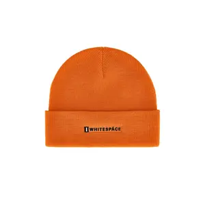 Whitespace Cashmere Knit Beanie in Orange