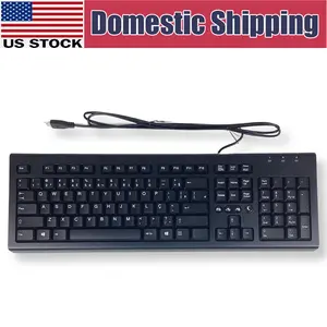 Wired USB Replacement 104-Key English Keyboard for Windows 7/2000/ME/Vista/XP/PC