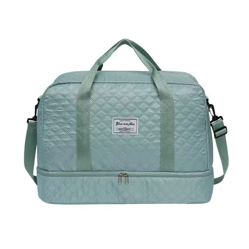 Women's Upgraded Waterproof Argyle Travel Bag - High-Capacity Lightweight Weekend Trips Luggage, Bug-Out Function, Built-In Organizer, Shoe Compartment, Multiple Pockets, Reinforced Handles, Breathable Mesh | Personal Item | TikTokshop