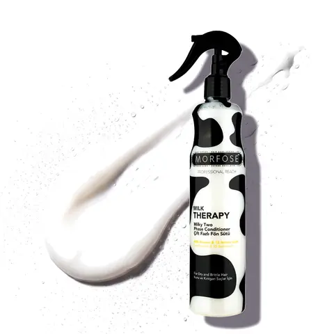 Morfose Milk Therapy Leave-In Conditioner Spray, Detangler, 13.53 Fl oz