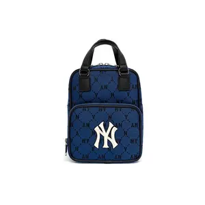 MLB Monogram Vintage Backpack In Blue For Men And Women