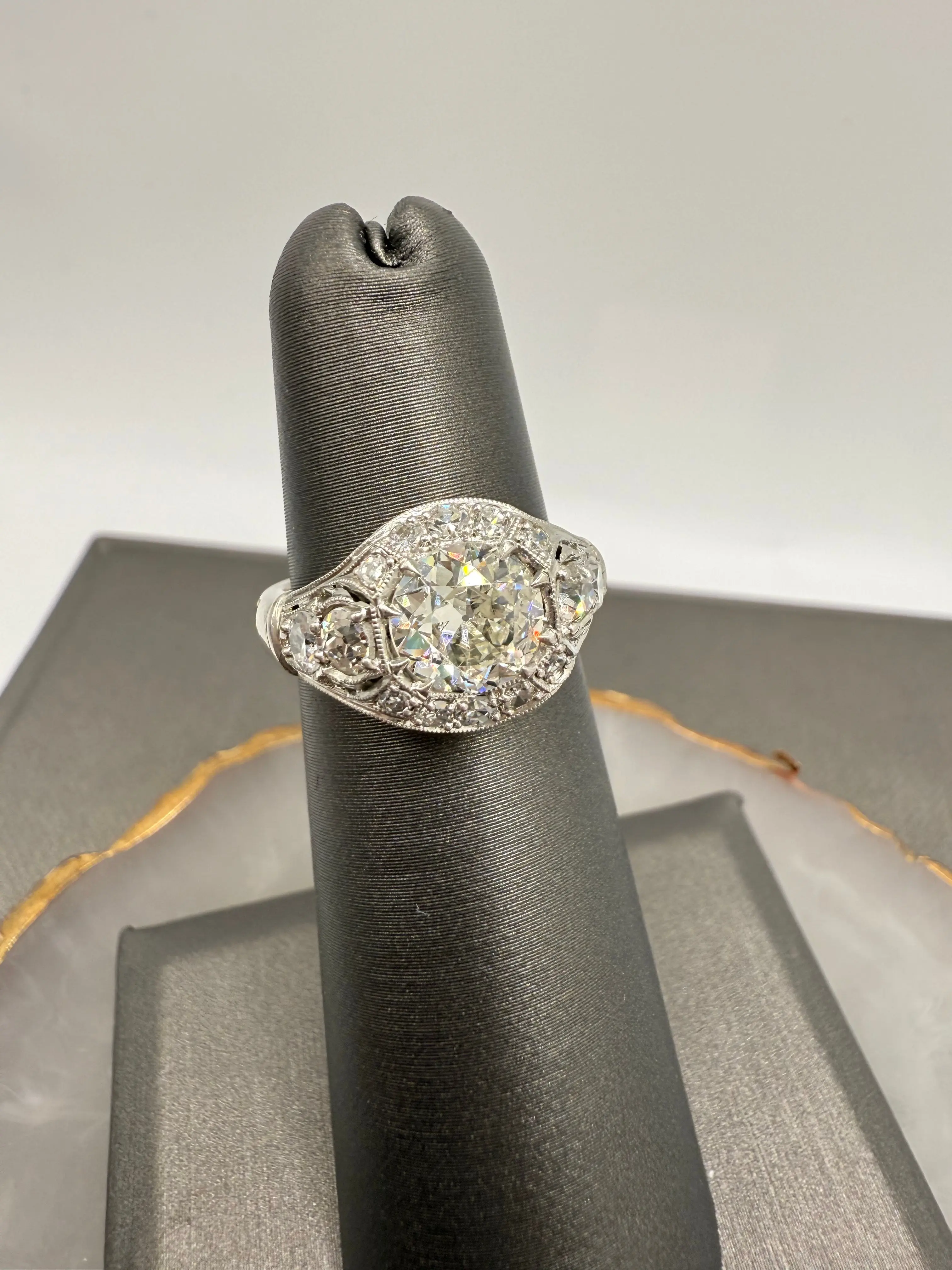 Bespoke Vintage Platinum Ring