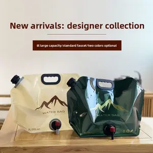 Portable foldable water bag Outdoor car outing water storage bag Large capacity disaster-resistant water storage bag