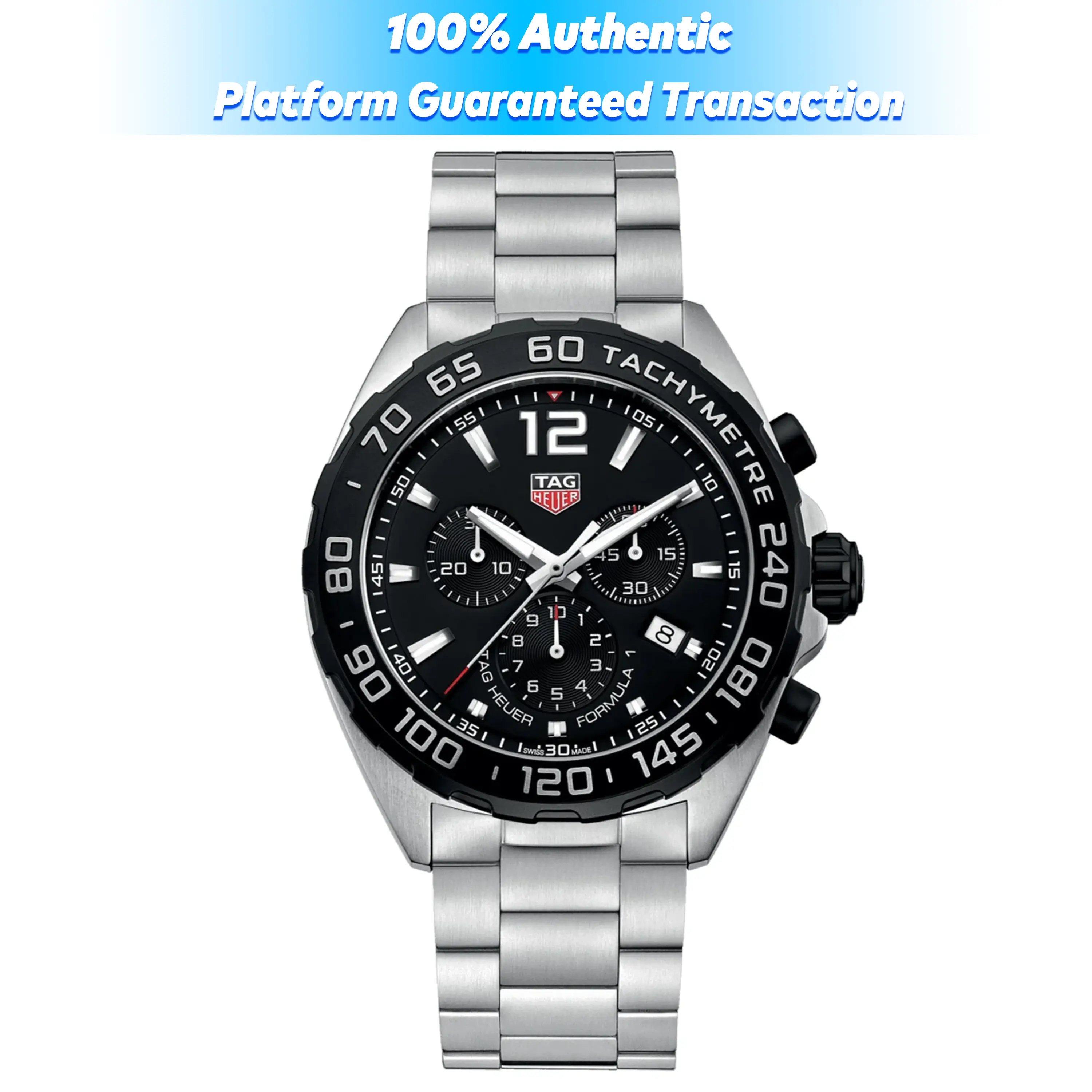 TAG Heuer Formula 1 Chronograph Quartz, 43 mm, Steel – CAZ1010.BA0842/4896