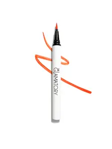 The Glamatory Liquid Eyeliner Vibrant - Orange Smudgeproof Long-lasting