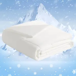 Bedsum Cooling Tech Fabric Comforter for All-Season Hot Sleepers,Breathable Lightweight Blanket