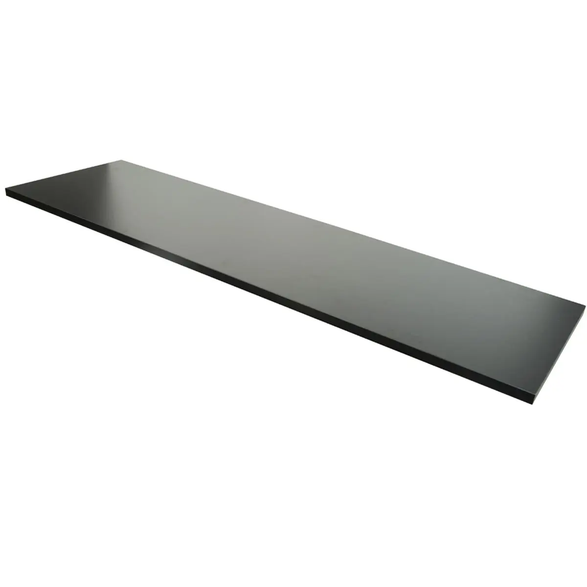 Econoco PW-1448BK 14 x 48 in. Melamine Shelf, Black, Shelves