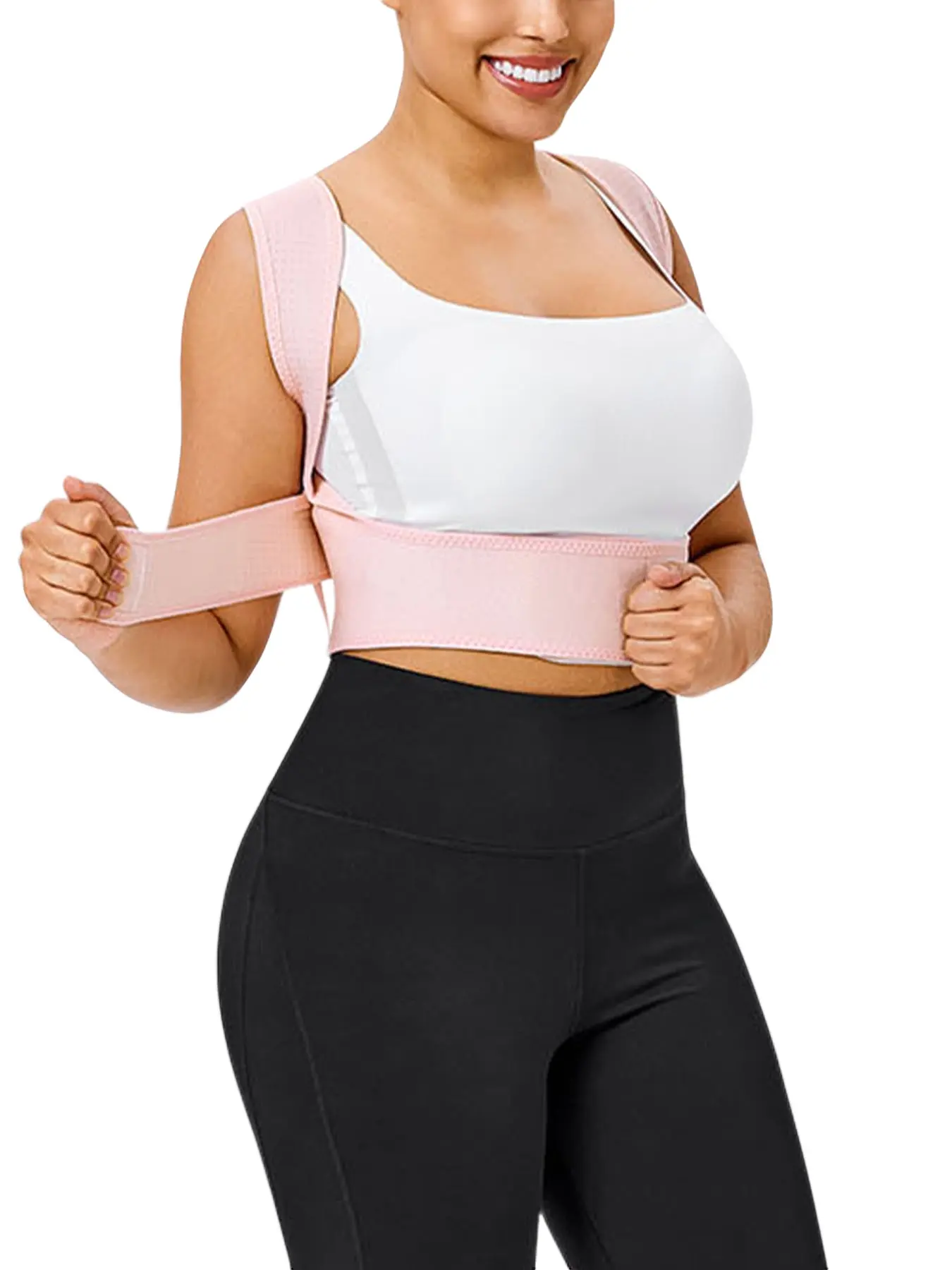 Adjustable Back Support Belt, Dual-Y Strap Design, Breathable & Comfortable Fit, Ideal for All-Day Wear, Perfect for Posture Correction, Back Straightener, Adjustable Back Brace