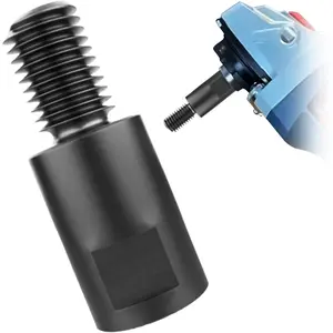 5/8"-11 Angle Grinder Extension Shaft Connecting Rod 2" Airway Buff Extender Durable Aluminum Extension Shaft for Power Angle Grinder and Buffing Wheel Polishing Kit Accessories