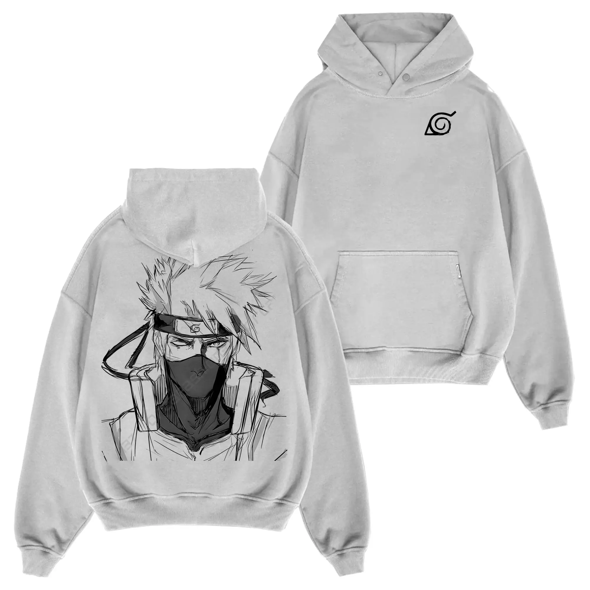 [Shinobi Shop] Limited Kakashi Hatake - Naruto Shippuden #74 Hoodie T-Shirt Sweatshirt, Retro Vintage Unisex Graphic 90s Cotton, Gift For Wibu, Anime Manga Y2K Streetwear Apparel Everyday