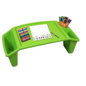 212 MAIN QI003253G.12 Green Kids Lap Desk Tray - Portable Toddler Activity Table, Student Learning Desk (Set of 12)