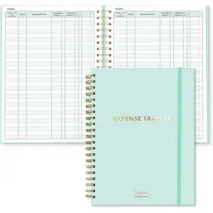 SO Budget Expense  Notebook - Monthly bill organizer to Stay Organized - Financial Spending Planner - Finance Budgeting Book - 200 Pages Ledger and Binder to Manager Your , 8.4" x 11.2"