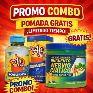 Promoción de ATRIAJO de 100 Capsulas con UNA Pomada de ciático GRATIS