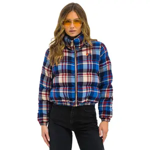 APRES PLAID PUFFER JACKET - PATRIOT PLAID