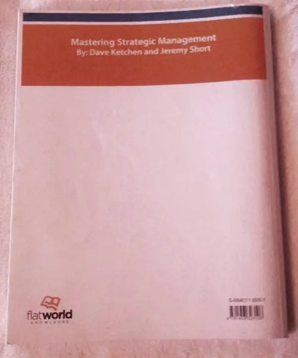 USED-Mastering Strategic Management-W/Access by Dave Ketchen and Jeremy Short (Paperback)