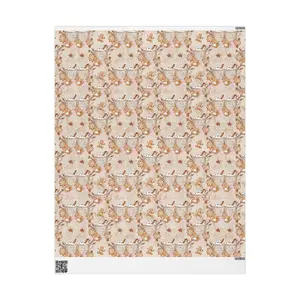 Gingerbread Christmas wrapping paper