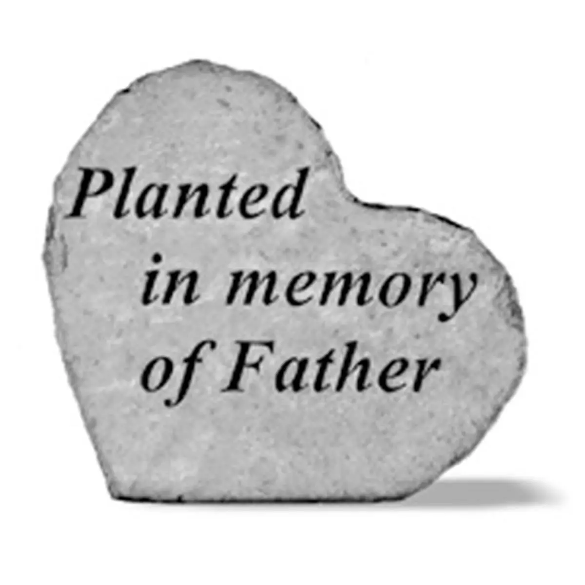 Kay Berry Inc. Personalized Engraved Heart Memorial Stone, 8.5in x 7in Pet Tombstone for Dogs & Cats (Pet Supplies, Memorial Accessories)