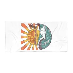 Surf Sun Beach Towel – Retro Wave