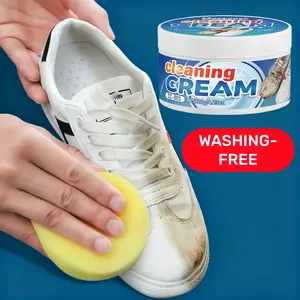 Cleaner Paste, Stain Removal & Whitening, Shoe Polisher, Easy to Carry, Shoe Cleaner Cream