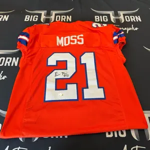 Riley Moss Custom Broncos Jersey -  Autographed Throwback Jersey with Beckett COA