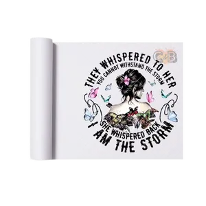 I Am The Storm DTF Transfer - Decorative Vinyl Sticker for Decorative Use, Lightweight Design for Home Decor Handmade Gifts Diy Artificial Rose