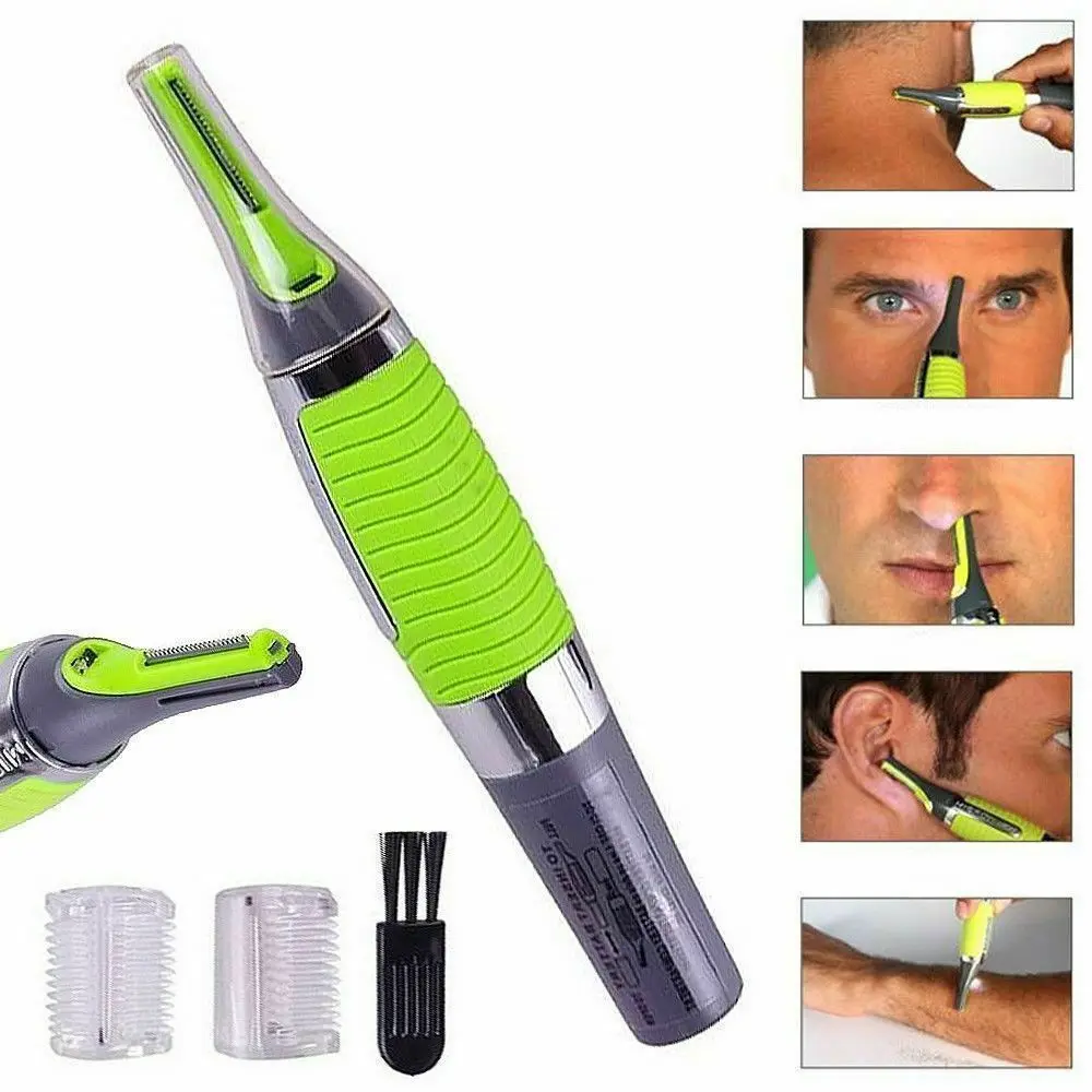 Simyoung Hair Trimmer and Shaver Electric Shaver for Men Professional -proof Trimmer for Face Neck Nose Eyebrows and Body Hair Comfort