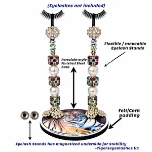 Handmade Magnetic Eyelash Stand – Prep, Drying & Display