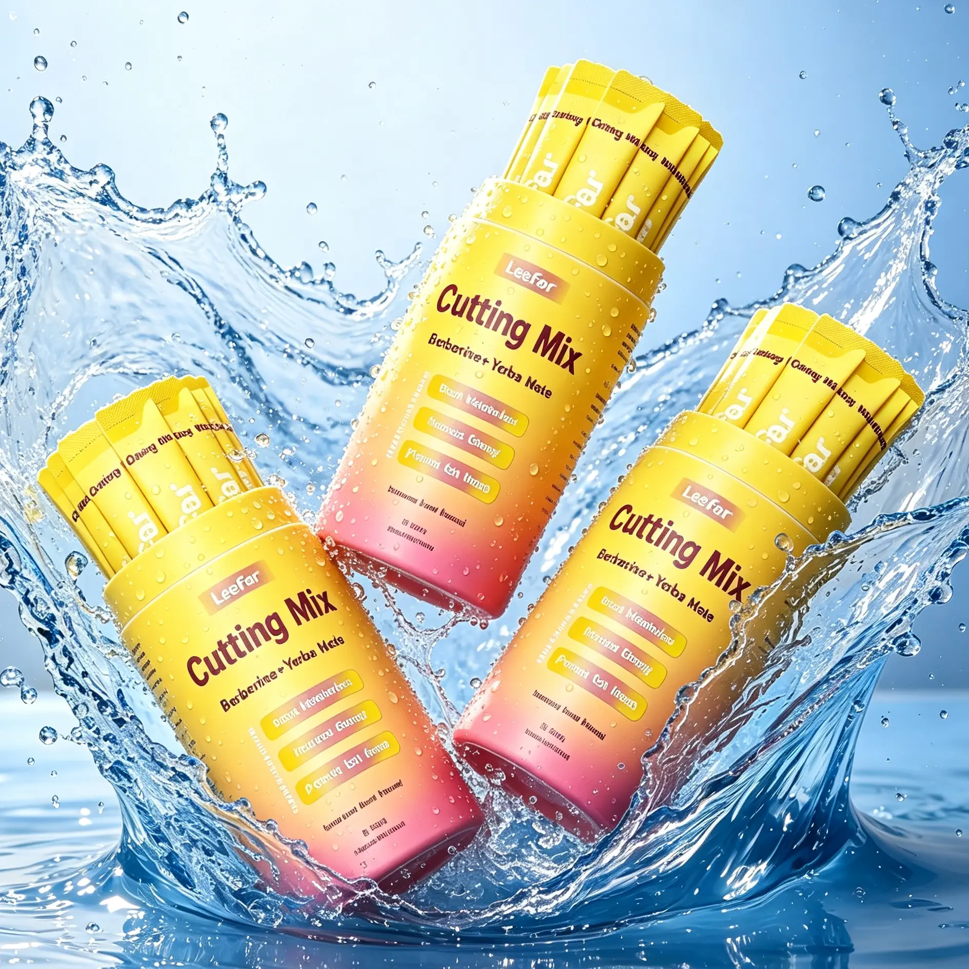 Quick‑Dissolve BT 3 Piece Cutting Fruit Drink Mix Powder | Strawberry Agal Refreshing Flavor, Antioxidant Rich | 30 Single Servings,Easy Mix For Iced Water, Smoothies & Daily Hydration