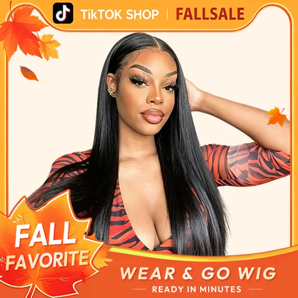 WIGFEVER Thick Virgin Human Hair Glueless Lace Front Wig - Unisex Wear-And-Go Long Sturdy 3s Straight Wig, Deep Side Part, Stretch Secure Strap Hold for Black Girls, Natural Hairstyles