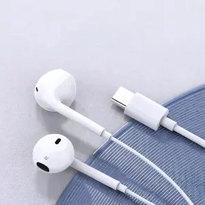 Type C Wired Earphones for iPhone 17/16/15 Series Galaxy Z Fold 7/6 S25 S24 S23, Google Pixel 9/8/7, In Ear USB C Earbuds  Plug & Play Wired Headphones Audio Earplugs