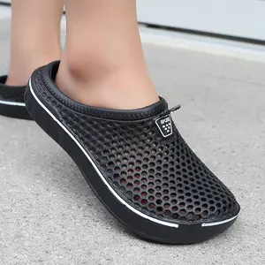 Women's Quick-Dry Mesh Slip-On Mules, Lightweight Non-Slip EVA Summer Footwear, Breathable Work Shoes for Garden, Shower, Travel & Outdoor
