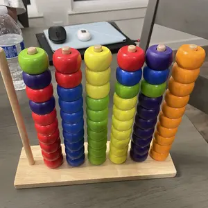 Wooden Colorful Beaded Color Matching Decoration Ornaments，Christmas Gifts, New Year Gifts christmas gift fo valentine's day decory  valentines gift for bf r cousin boy