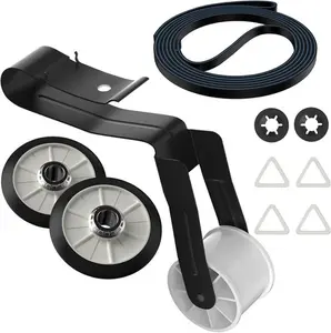 【Newest】 Upgraded 4392065 Dryer Maintenance Repair Kit by Beaquicy - Fit for Whirlpool Ken-More Crosley Admiral Amana Dryer - Package Includes 349241t Drum Roller 341241 Belt and 691366 Idler Pulley