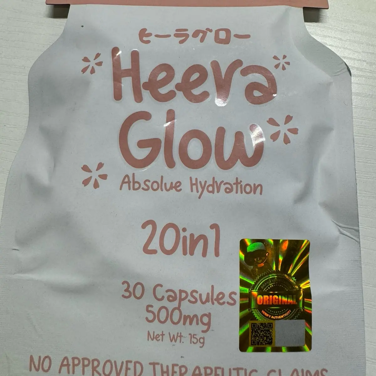 heera glow glutathione Heera Glow 20 In 1 Absolute Glutathione + Collagen Capsules, 30 Count