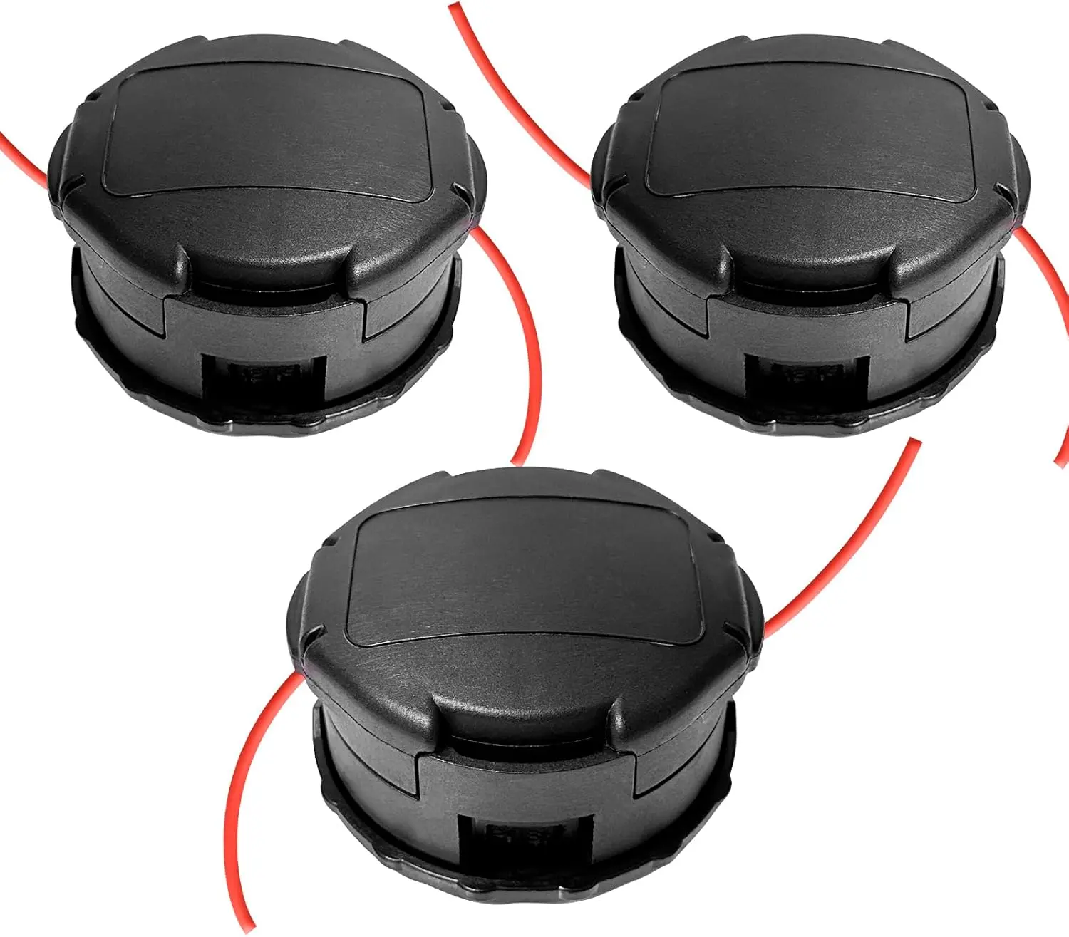 3 Pack String Trimmer Head compatible for Echo Speed Feed 400 SRM-230 SRM225 SRM-210 SRM2100 Echo Weed Eater PAS210 211 225 230 260 Shindaiwa T195S T220 T222 T230 T231 Straight Shaft