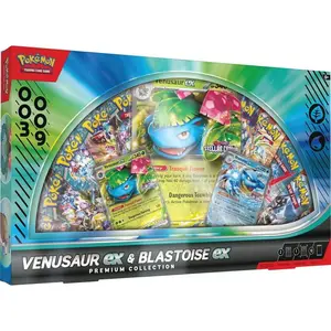 Venusaur ex & Blastoise ex Premium Collection
