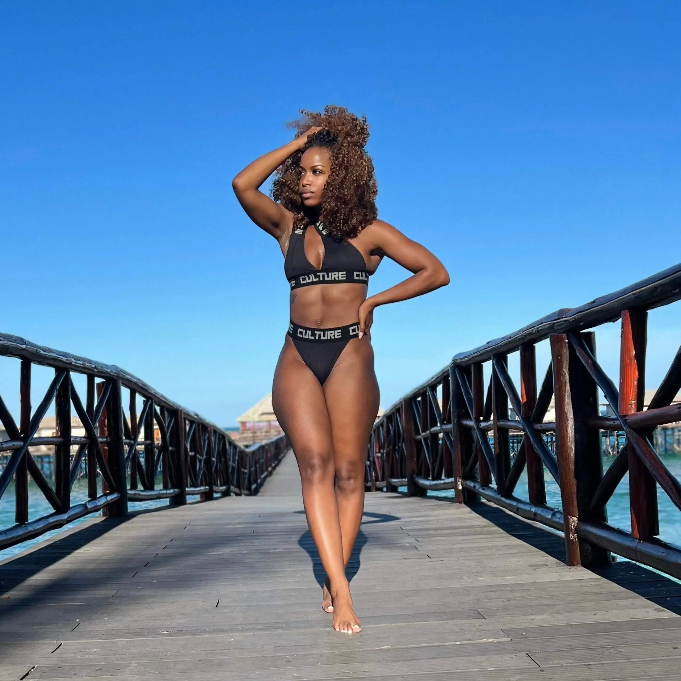 Culture Logo Band 2 Piece Bikini